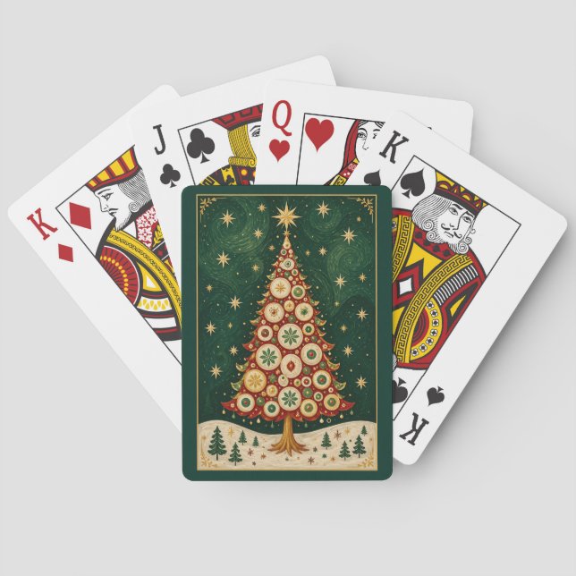 Den himmelska städsegröna casinokort (Baksidan)