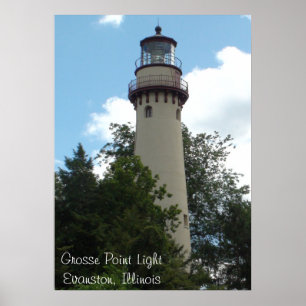 Den historiska Grosse Point Light Poster