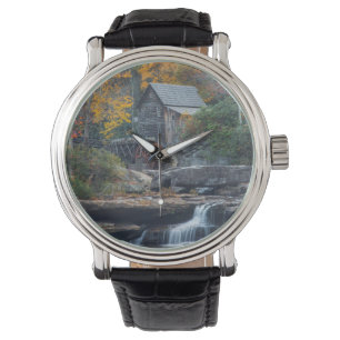 Den historiska kvarnen på Glade Creek Armbandsur