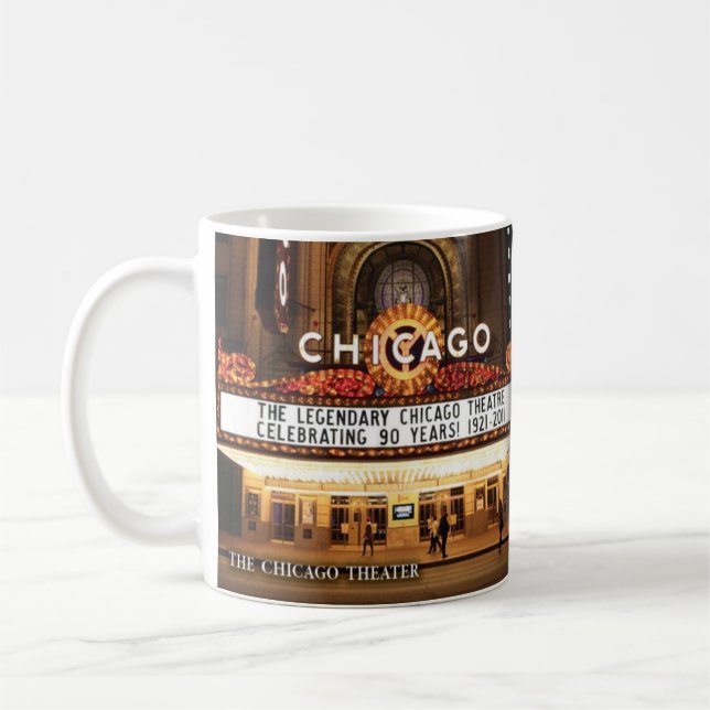 Den historiska muggen för Chicago teater Kaffemugg (Vänster)