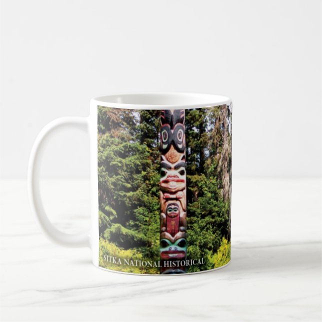 Den historiska Sitka medborgare parkerar muggen Kaffemugg (Vänster)