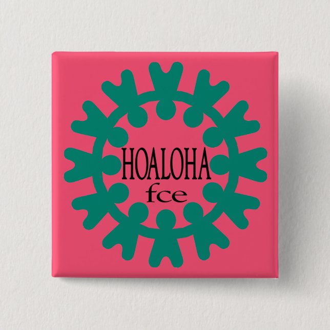 Den Hoaloha krickan på rosor knäppas Knapp (Framsida)