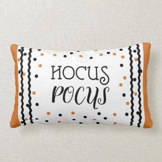 Den Hocus Pocus orangesvarten kudder Lumbarkudde