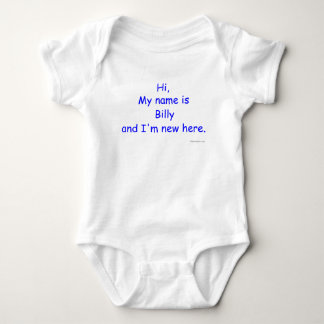 Den höga beställnings-   babyen mitt namn är….,och t shirt