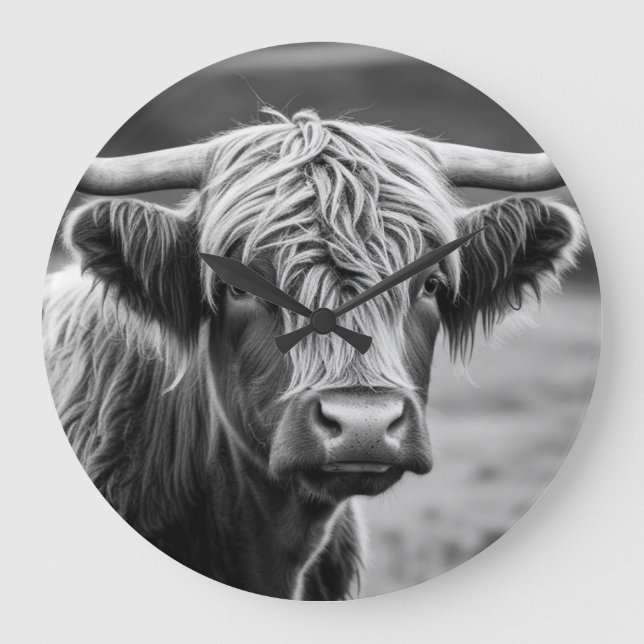 Den höglandskoban stor klocka (Framsida)