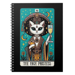 Den högprisvärda bärbara datorn Cat Tarot Anteckningsbok