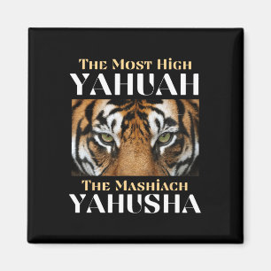 Den högsta yahuah och Mashiach Yahusha Magnet