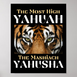 Den högsta yahuah och Mashiach Yahusha Poster