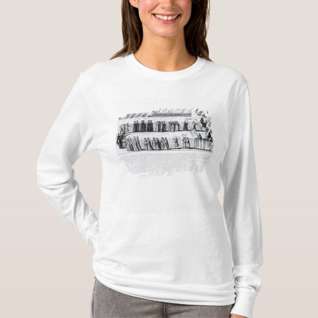 Den högtidliga falska processionen t shirt (Framsida)