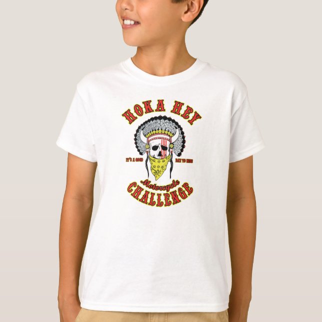 Den Hoka Hey utmaningen lurar utslagsplatser T Shirt (Framsida)