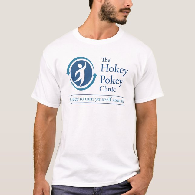 Den Hokey kåkenkliniken Tee (Framsida)