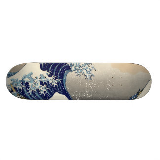 Den Hokusai underbaren vinkar av den Kanagawa Skateboard Bräda 20 Cm