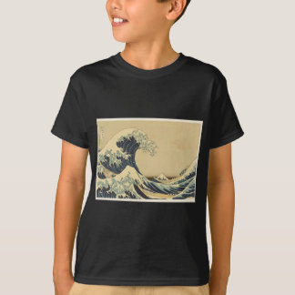 Den Hokusai underbaren vinkar av Kanagawa T-shirt
