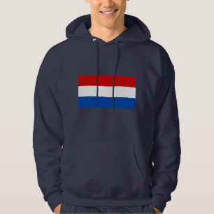 Den holländska flagga sweatshirt med luva