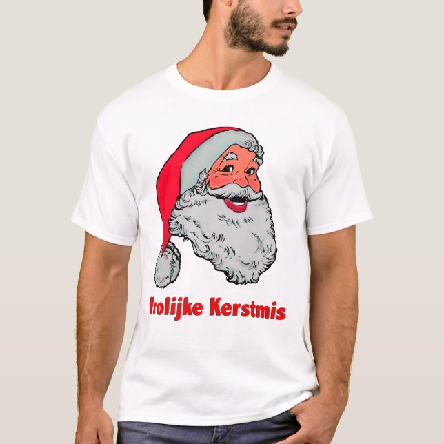 Den holländska jultomten tänder T-tröja T-shirt (Framsida)