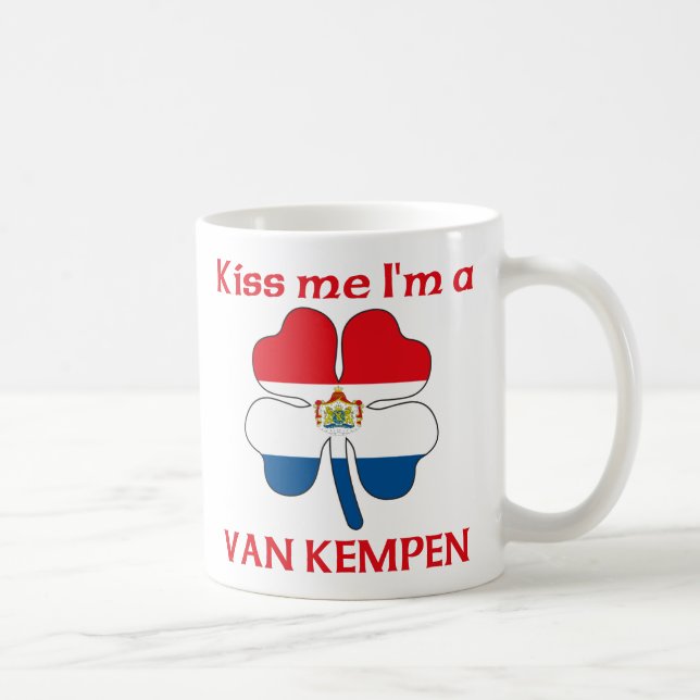 Den holländska personligen kysser mig kaffemugg (Höger)
