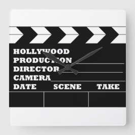 Den Hollywood clapboarden tar tid på Fyrkantig Klocka