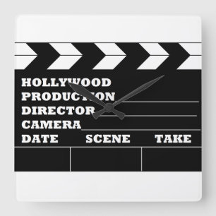 Den Hollywood clapboarden tar tid på Fyrkantig Klocka