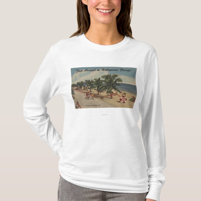 Den Hollywood stranden, Florida - beskåda av T-shirt (Framsida)