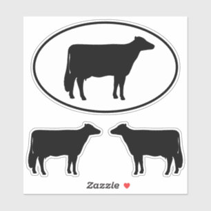 Den Holstein kon Silhouettes Klistermärken