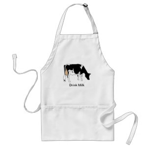 Den Holstein mejerikon, fodrar teckningen, mjölk Förkläde