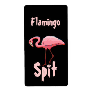Den Homebrewing flamingoen spottar roliga Fraktsedel