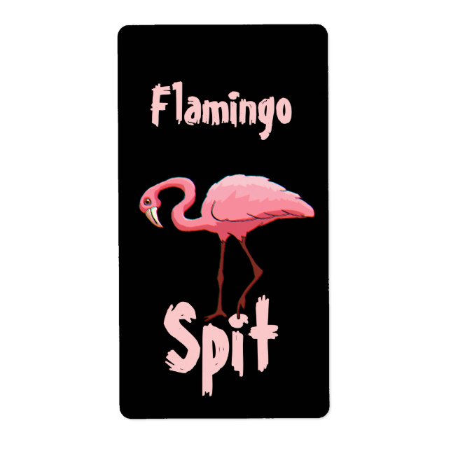 Den Homebrewing flamingoen spottar roliga Fraktsedel (Framsidan)