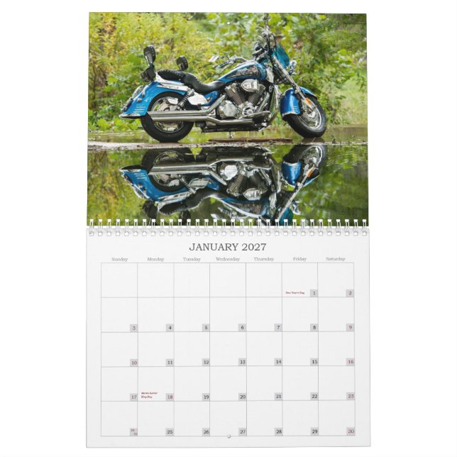 Den Honda VTX 2014 kalendern #1 Kalender (Jan 2027)