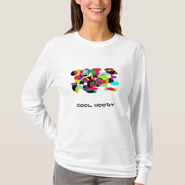 Den hoody coolan t-shirt (Framsida)