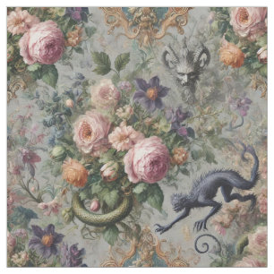 Den hotade Lavender Lycan - Påstående Tile Tyg