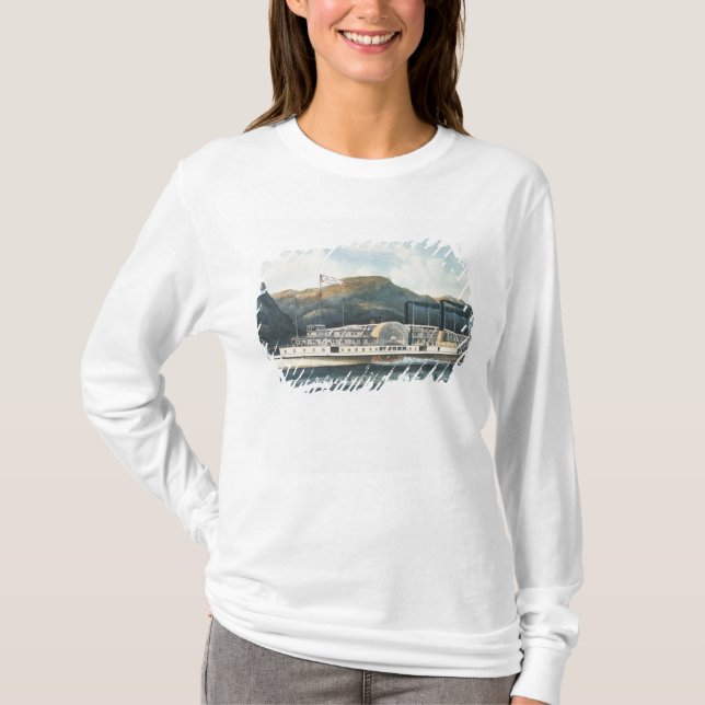 Den Hudson River Steamboat`en St. John Tee (Framsida)