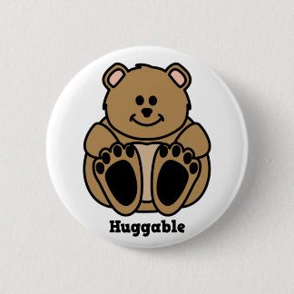 Den Huggable björnen knäppas Knapp