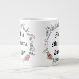 Den humoristiska Blommigten katolska mea Maxima Cu Jumbo Mugg