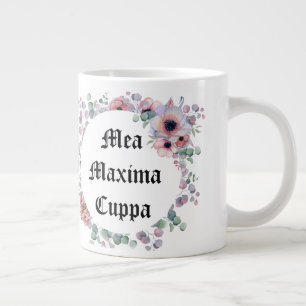 Den humoristiska Blommigten katolska mea Maxima Cu Jumbo Mugg