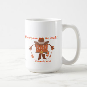 Den hungriga mannen får talesättet 13:4 kaffemugg