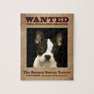 Den hurtfriska Boston terrieren Pussel