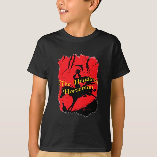 Den huvudlösa skicklig ryttare t shirt (Framsida)