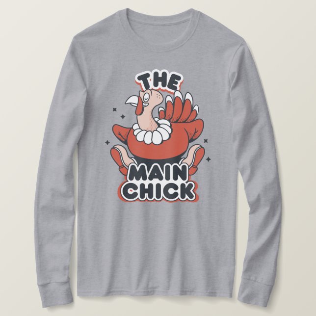 DEN HUVUDSAKLIGA CHICKEN T SHIRT (Design framsida)