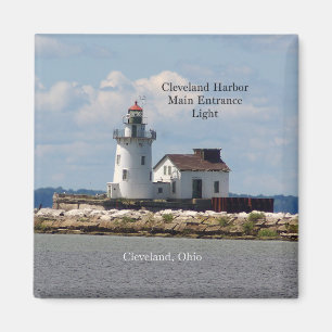 Den huvudsakliga Cleveland hamnen hänrycker den Magnet