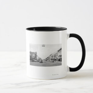 Den huvudsakliga gatan i Walla Walla, WA Mugg