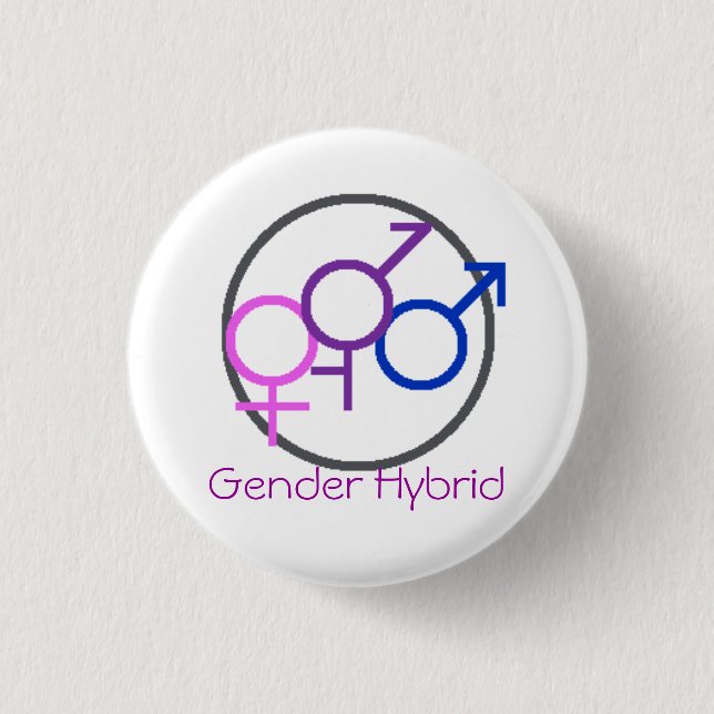 Den hybrid- gender knäppas knapp (Framsida)