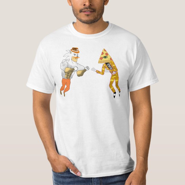 Den Hyper Saneegee guden vs Illumiroldi tänder T-shirt (Framsida)