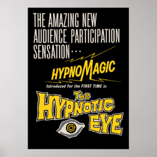 Den hypnotiska ögafilmaffischen poster