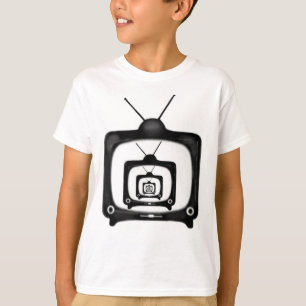 Den hypnotiska TV:N lurar den Retro stilT-tröja T-shirt