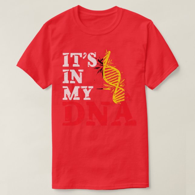 Den i mitt DNA-Belgien T Shirt (Design framsida)