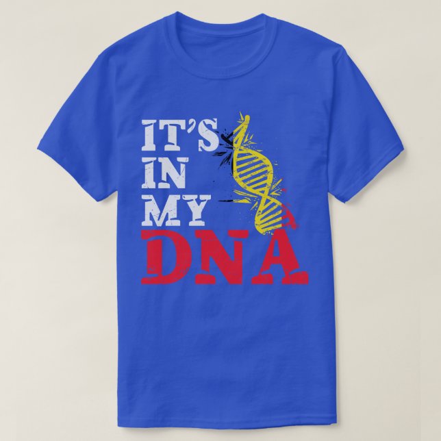 Den i mitt DNA-Belgien T Shirt (Design framsida)