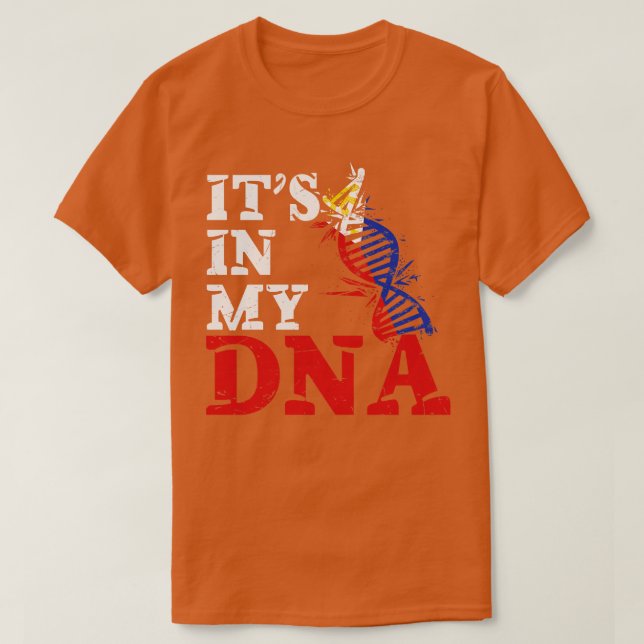 Den i mitt DNA Filippinerna T Shirt (Design framsida)
