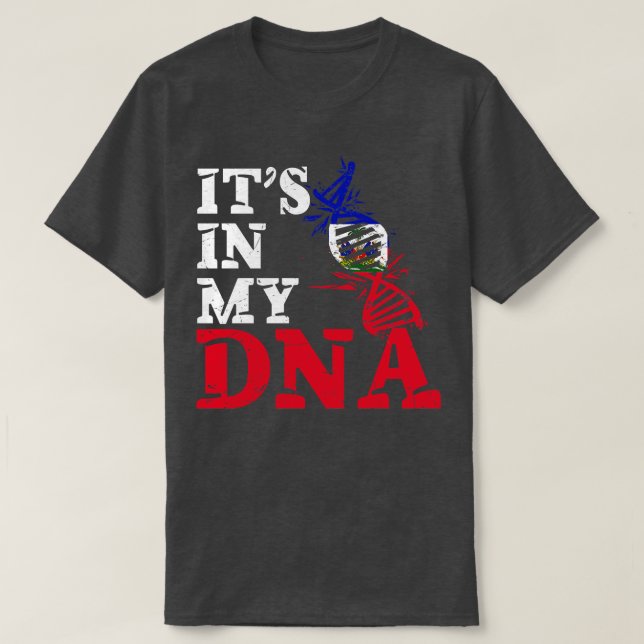 Den i mitt DNA Haiti T Shirt (Design framsida)