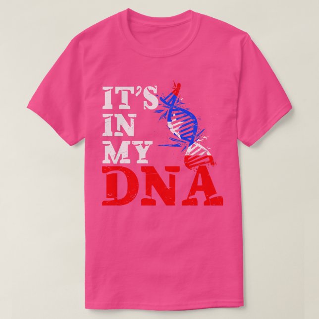 Den i mitt DNA Puerto Rico T Shirt (Design framsida)