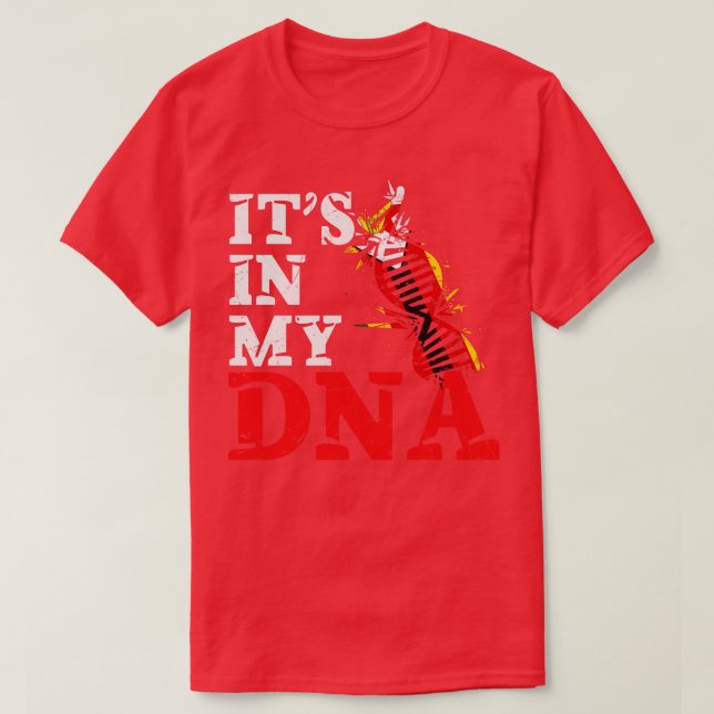 Den i mitt DNA Zimbabwe T Shirt (Design framsida)